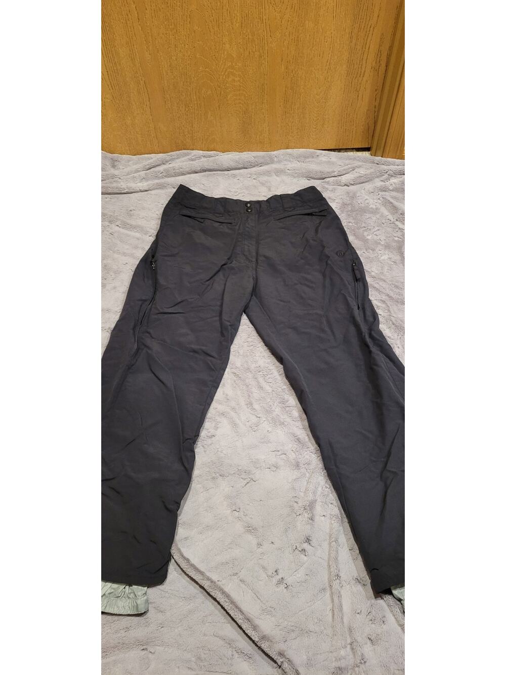 Airwalk Snow Pants Mens L Black Waterproof Insulated Ski Windproof Lined Winter